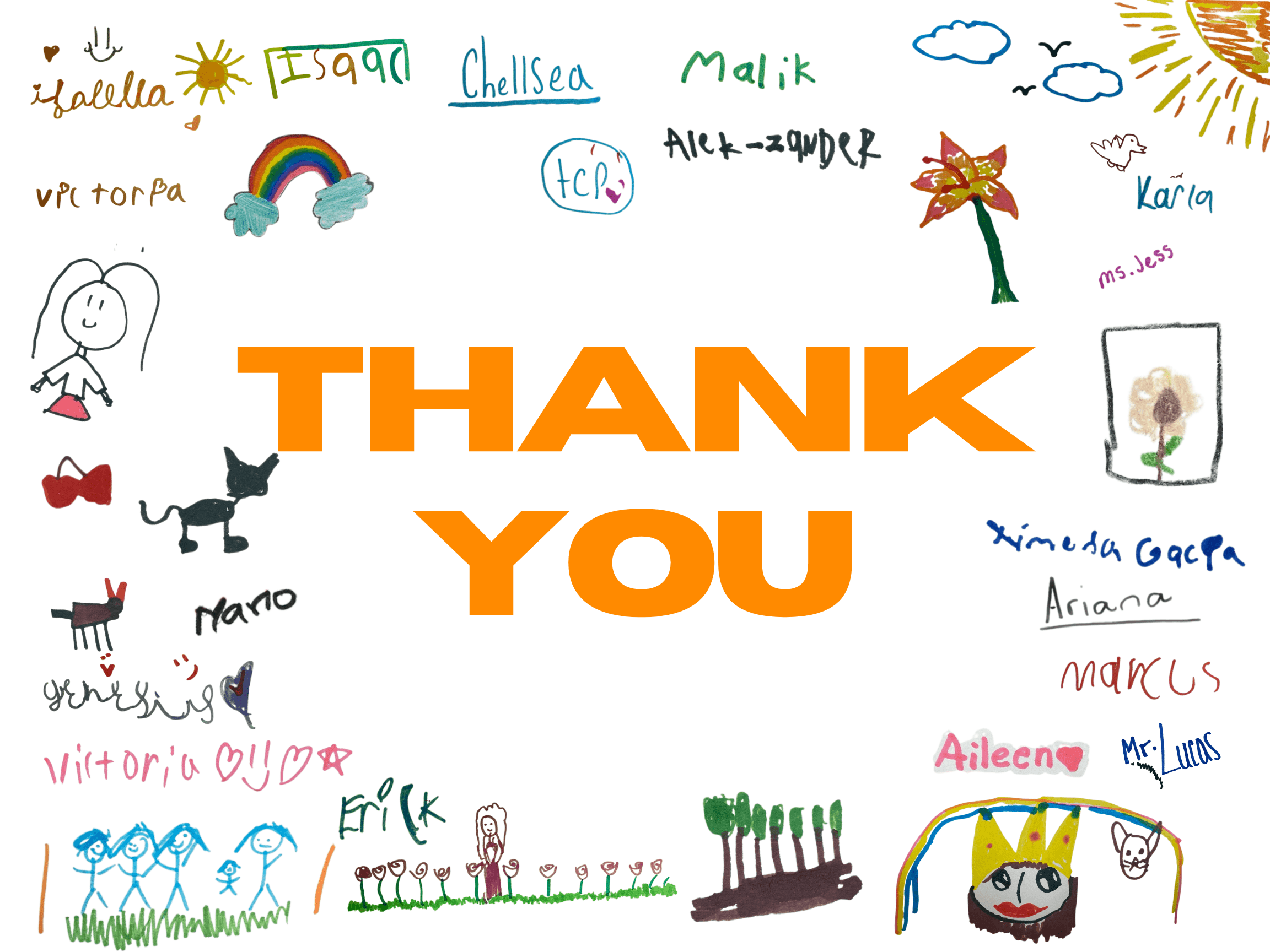 Thank You yard sign from TCP Youth Empowerment