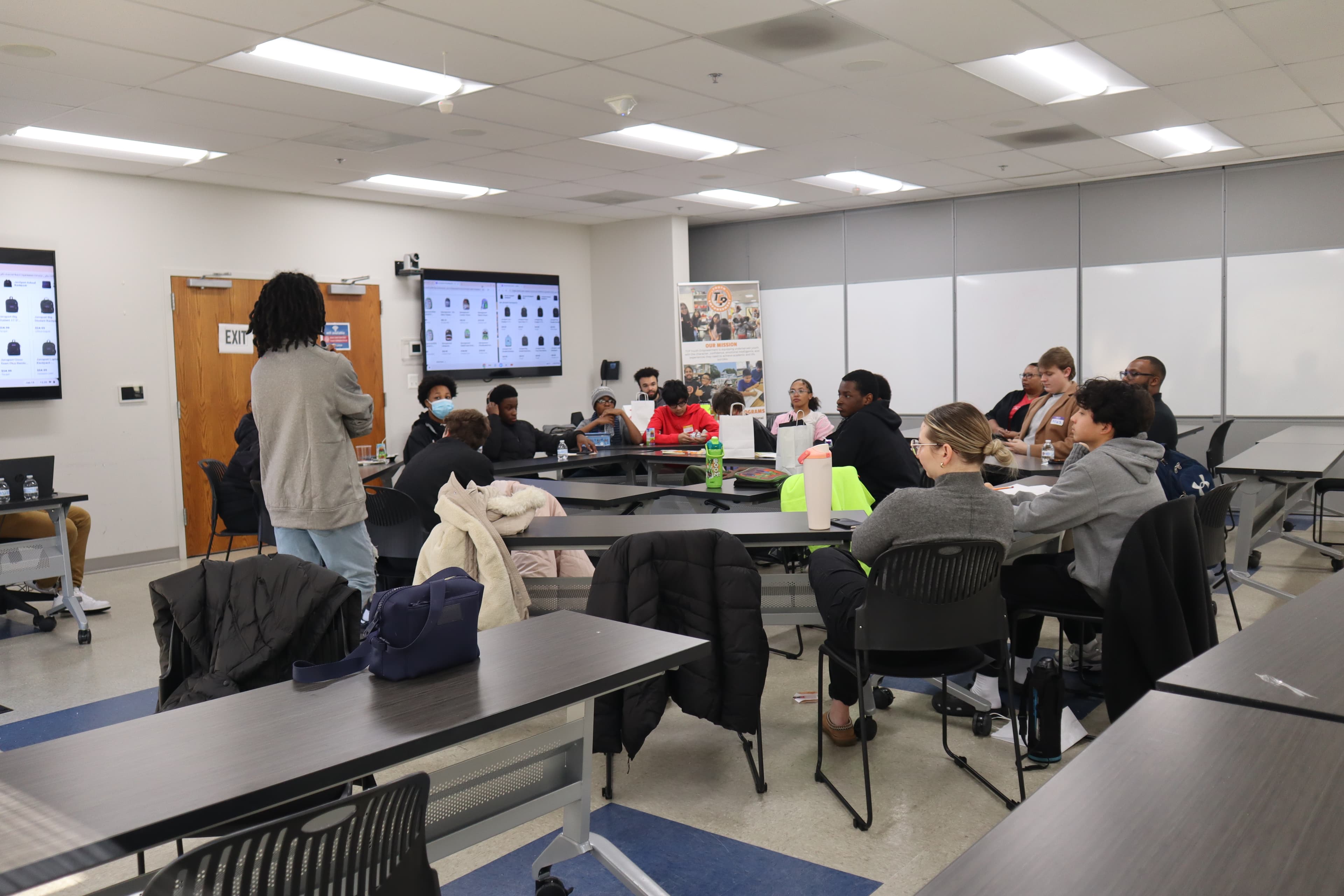 TCP Youth Led program participants working together