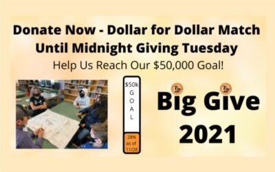 Donate Now – Dollar for Dollar Match Until Midnight Giving Tuesday
